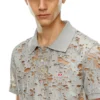 t-smith-devor Tulle polo shirt with destroyed jersey t-smith-devor Tulle polo shirt with destroyed jersey