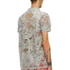 t-smith-devor Tulle polo shirt with destroyed jersey t-smith-devor Tulle polo shirt with destroyed jersey