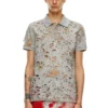 t-smith-devor Tulle polo shirt with destroyed jersey t-smith-devor Tulle polo shirt with destroyed jersey