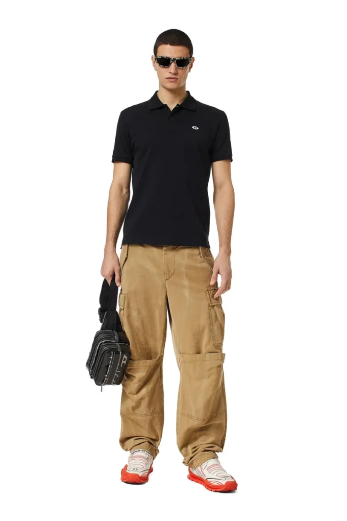 t-smith-doval-pj Polo shirt with D oval Patch t-smith-doval-pj Polo shirt with D oval Patch