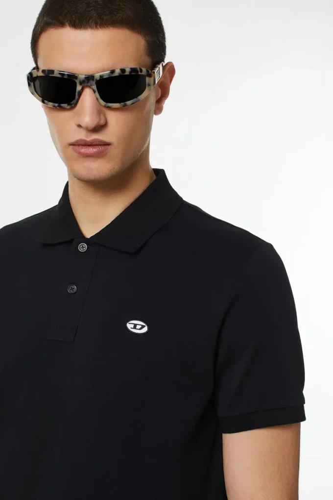 t-smith-doval-pj Polo shirt with D oval Patch t-smith-doval-pj Polo shirt with D oval Patch