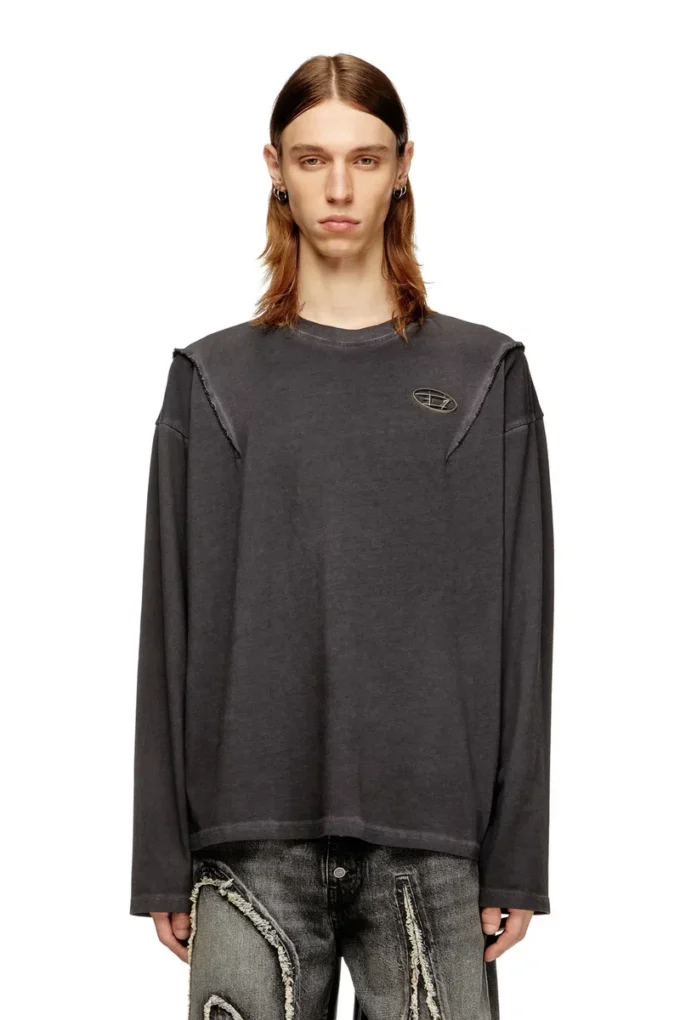 t-thug-t-shirt Long-sleeve T-shirt with faded effect t-thug-t-shirt Long-sleeve T-shirt with faded effect