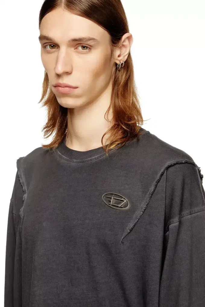 t-thug-t-shirt Long-sleeve T-shirt with faded effect t-thug-t-shirt Long-sleeve T-shirt with faded effect