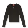 t-uncutieslong-ls-od Cotton sweater with Oval D logo t-uncutieslong-ls-od Cotton sweater with Oval D logo