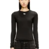 t-uncutieslong-ls-od Cotton sweater with Oval D logo t-uncutieslong-ls-od Cotton sweater with Oval D logo