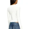 t-uncutieslong-ls-od Cotton sweater with Oval D logo t-uncutieslong-ls-od Cotton sweater with Oval D logo