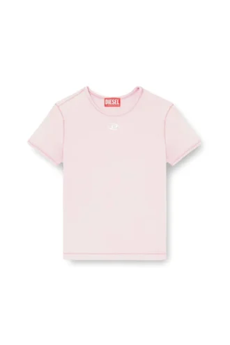 t-uncutieslong-od Slim-fit T-shirt with metallic Oval D