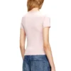 t-uncutieslong-od Slim-fit T-shirt with metallic Oval D t-uncutieslong-od Slim-fit T-shirt with metallic Oval D