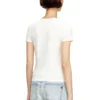 t-uncutieslong-od Slim-fit T-shirt with metallic Oval D t-uncutieslong-od Slim-fit T-shirt with metallic Oval D