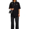 t-vor-od Polo shirt with half zip t-vor-od Polo shirt with half zip