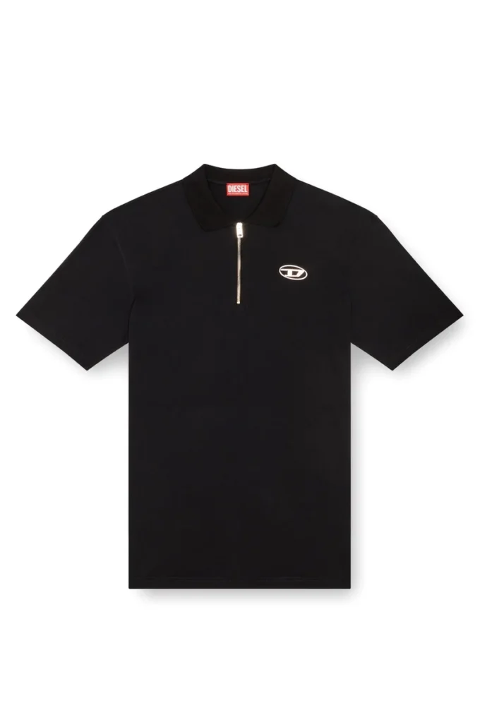 t-vor-od Polo shirt with half zip t-vor-od Polo shirt with half zip
