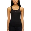 t-wife-od Slim tank top with laser-cut Oval D t-wife-od Slim tank top with laser-cut Oval D