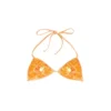 tropik_ta bra Metallic bikini top with lotus print tropik_ta bra Metallic bikini top with lotus print