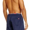 visper-41-d-core Mid-length swim shorts with logo print