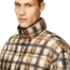 w-bourbon-enbm Reversible padded bomber jacket