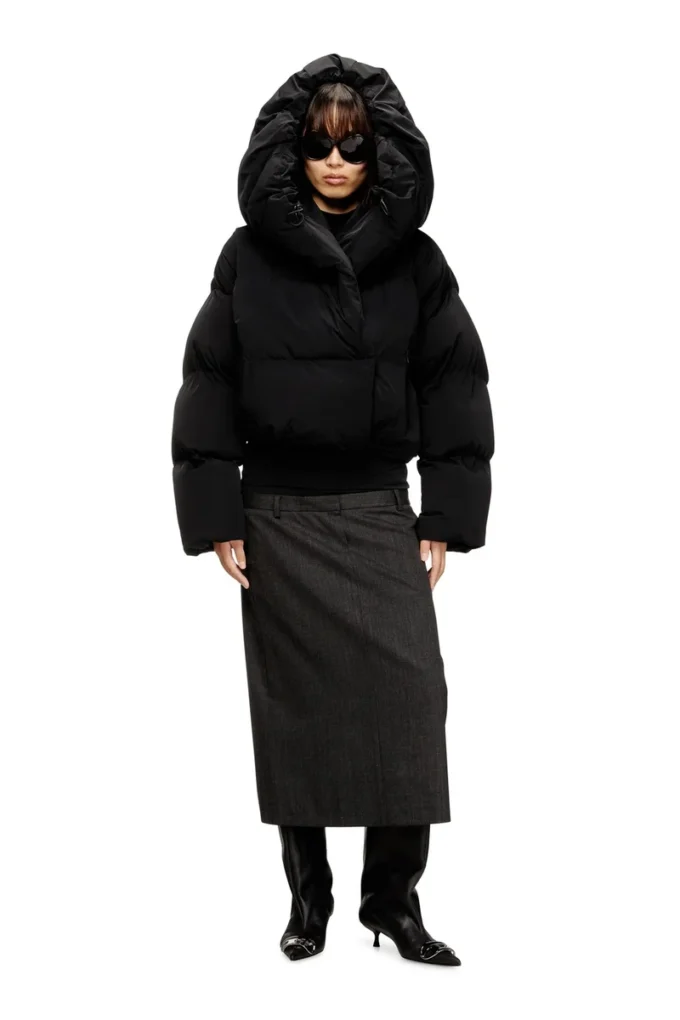 w-iley-t1 Wrap puffer in bi-stretch nylon w-iley-t1 Wrap puffer in bi-stretch nylon