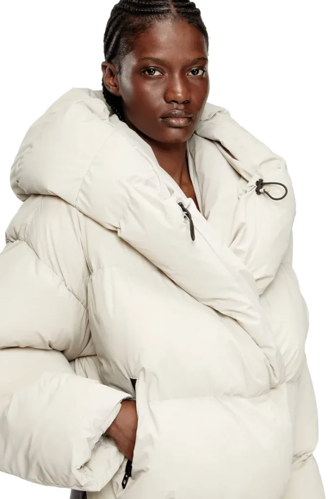 w-iley-t1 Wrap puffer in bi-stretch nylon w-iley-t1 Wrap puffer in bi-stretch nylon