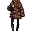 w-inona Short quilted down coat with belt w-inona Short quilted down coat with belt