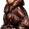 w-inona Short quilted down coat with belt w-inona Short quilted down coat with belt