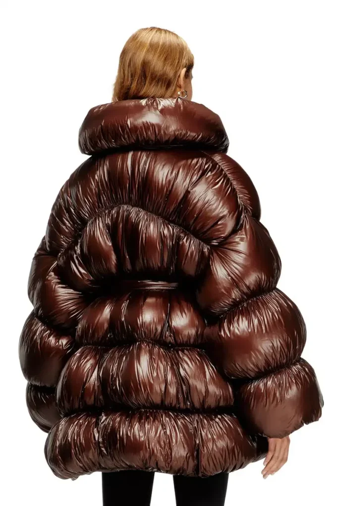 w-inona Short quilted down coat with belt w-inona Short quilted down coat with belt