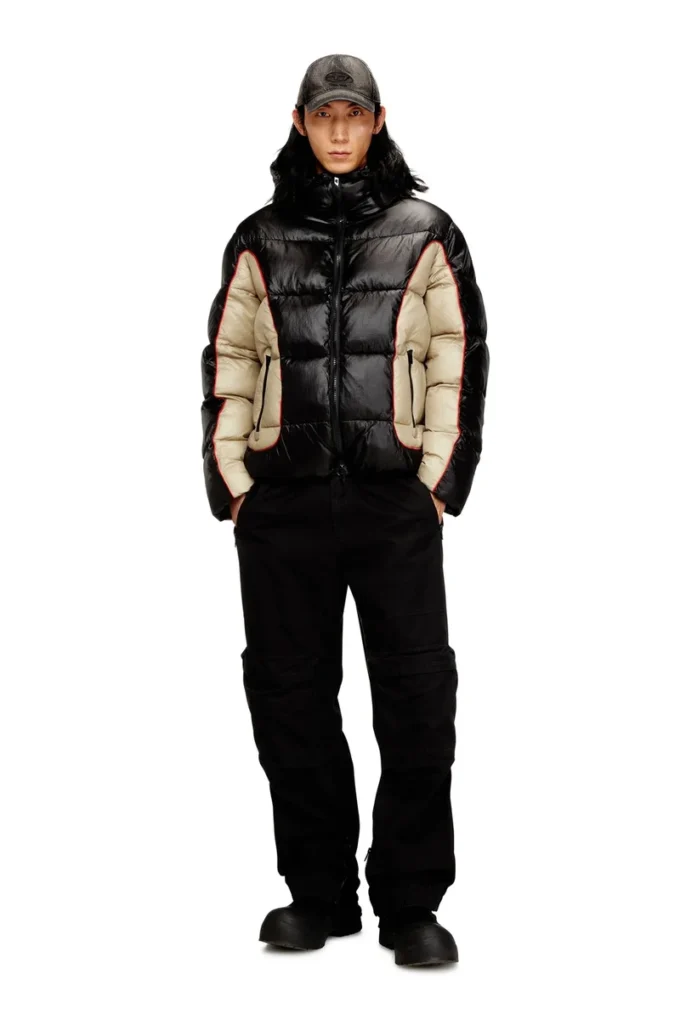 w-ostend Hooded puffer jacket in shiny ripstop w-ostend Hooded puffer jacket in shiny ripstop
