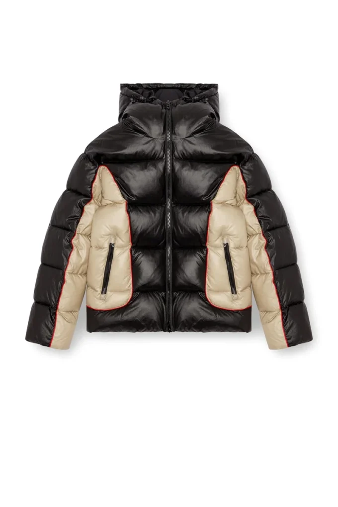 w-ostend Hooded puffer jacket in shiny ripstop w-ostend Hooded puffer jacket in shiny ripstop