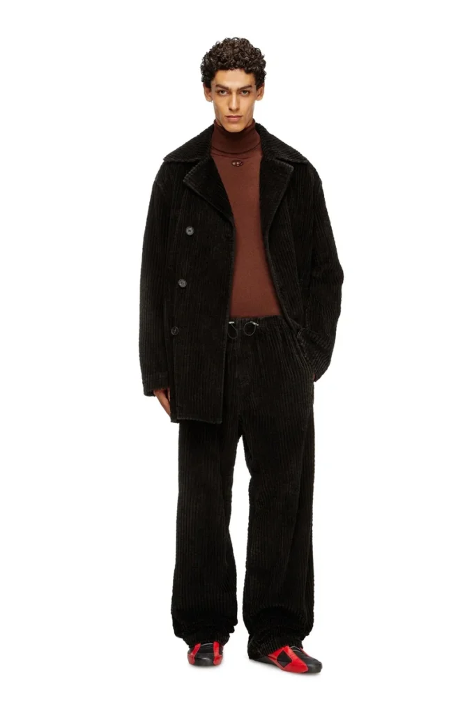 w-otis Pea coat in treated corduroy w-otis Pea coat in treated corduroy