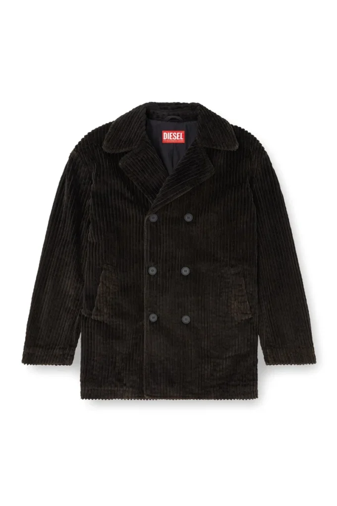 w-otis Pea coat in treated corduroy w-otis Pea coat in treated corduroy