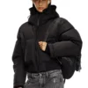 w-peyt-short-new-p1 Hooded down jacket in crinkled nylon w-peyt-short-new-p1 Hooded down jacket in crinkled nylon
