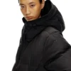 w-peyt-short-new-p1 Hooded down jacket in crinkled nylon w-peyt-short-new-p1 Hooded down jacket in crinkled nylon