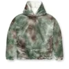 w-thug-jkt-puffy Puffy hooded jacket in camo nylon