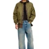 w-type-d1 Padded bomber jacket with Oval D embroidery