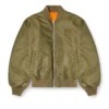 w-type-d1 Padded bomber jacket with Oval D embroidery