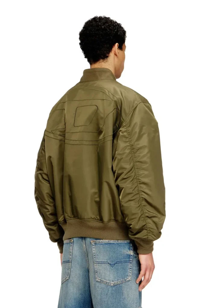 w-type-d1 Padded bomber jacket with Oval D embroidery
