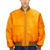 w-type-d1 Padded bomber jacket with Oval D embroidery